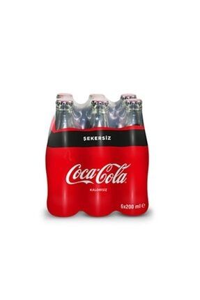 coca cola kola cam sise 200 ml 6 li fiyati yorumlari trendyol