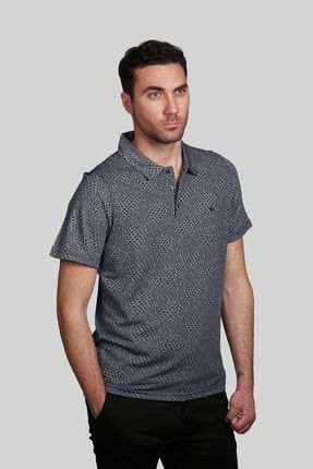 Erkek Lacivert Modern Fit Polo Yaka T-shirt 171721370M