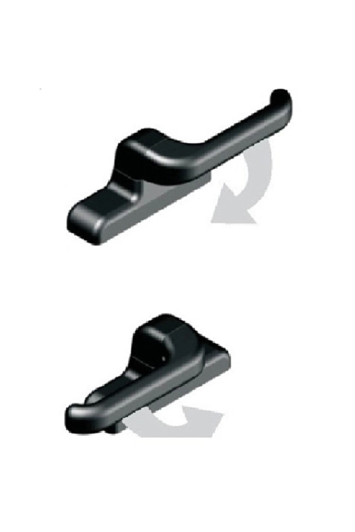 AKSMAR-Facade Curved Arm Gıesse Matte Black 1