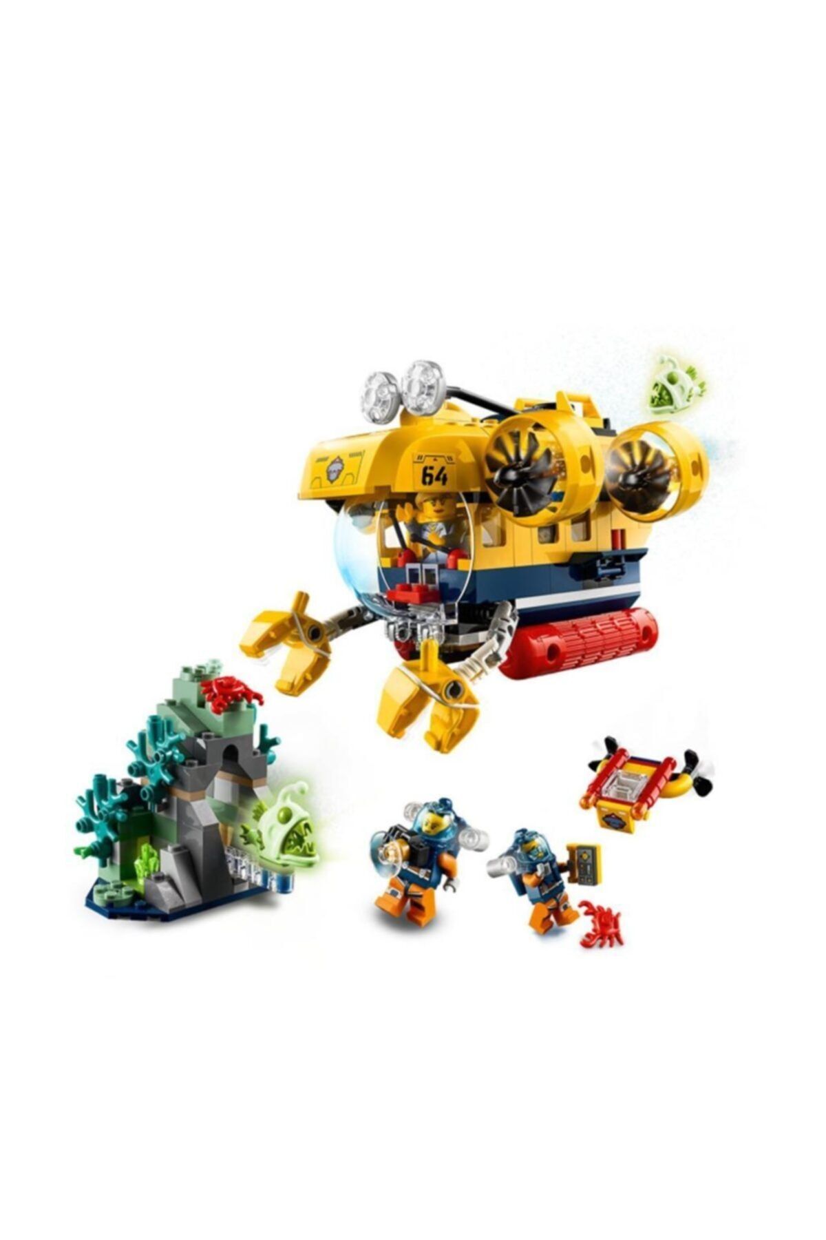 LEGO لگو زیردریایی اکتشاف اقیانوس Lsc60264 / 286 عدد / شهر / + 5 سال /