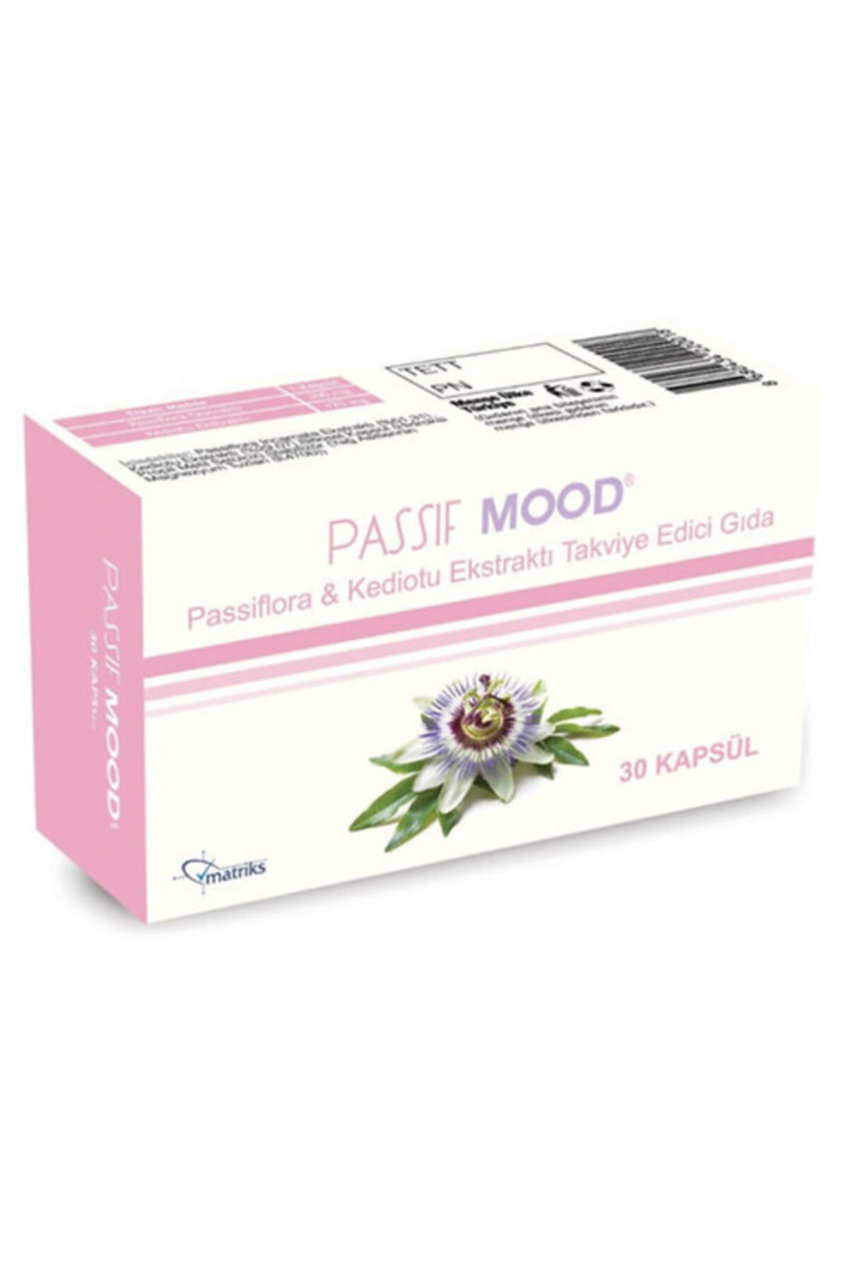 Matrix Passif Mood Passiflora Ve Kediotu Ekstraktı Takviye Edici Gıda 30