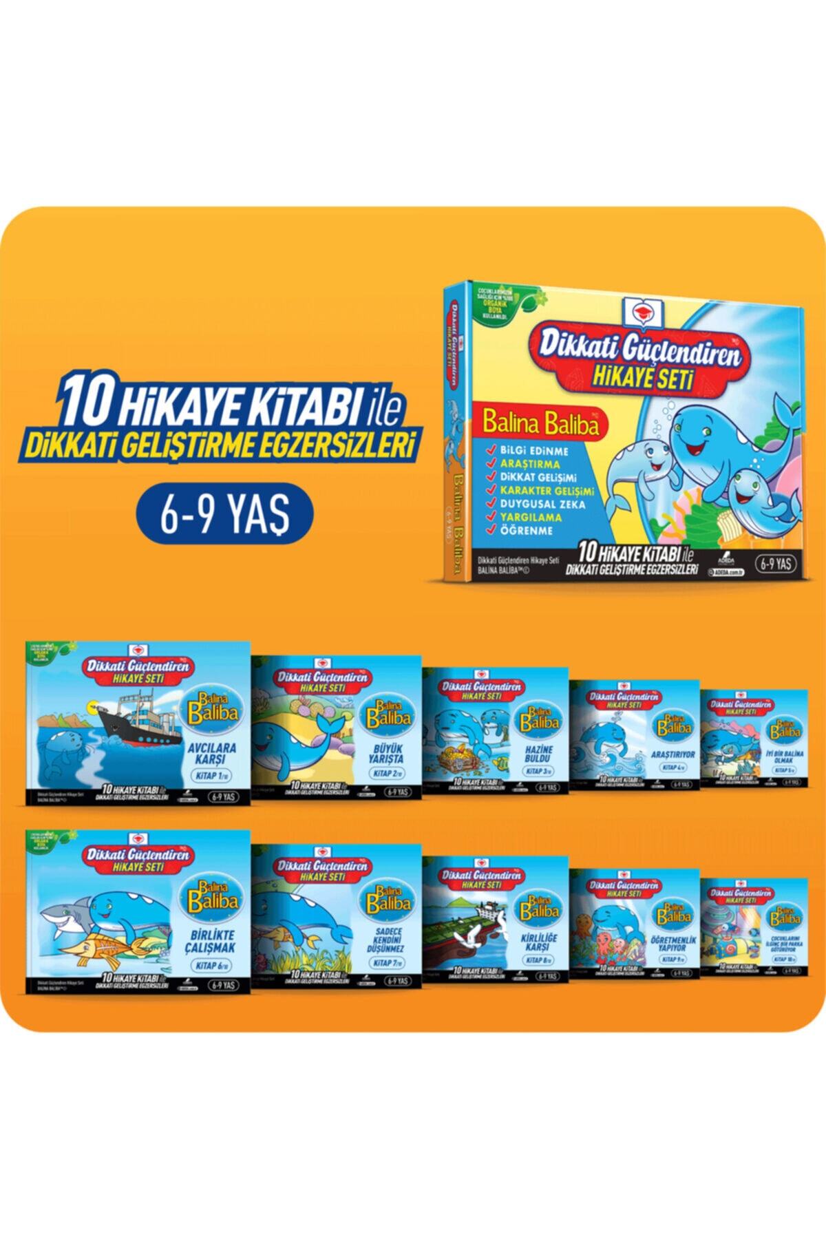 Adeda Yayınları Dikkati Güçlendiren Hikaye Seti - Balina Baliba Kutulu Set (10 Kitap Takım) / 9786056981456 fotoğrafı 4 (önizleme)