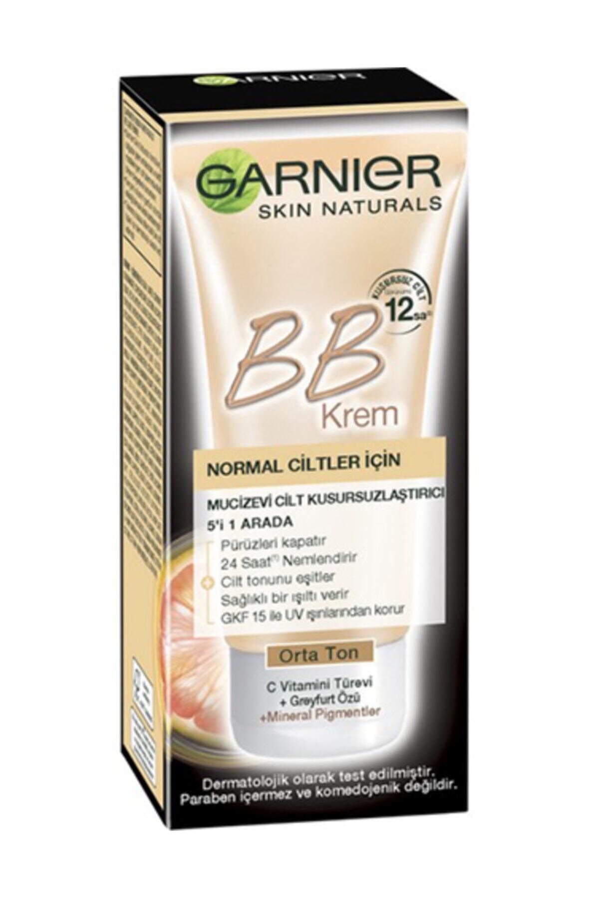 Garnier کرم‌ پوشش دهنده پوست معجزه‌آسای تن متوسط 50 میلی‌لیتر