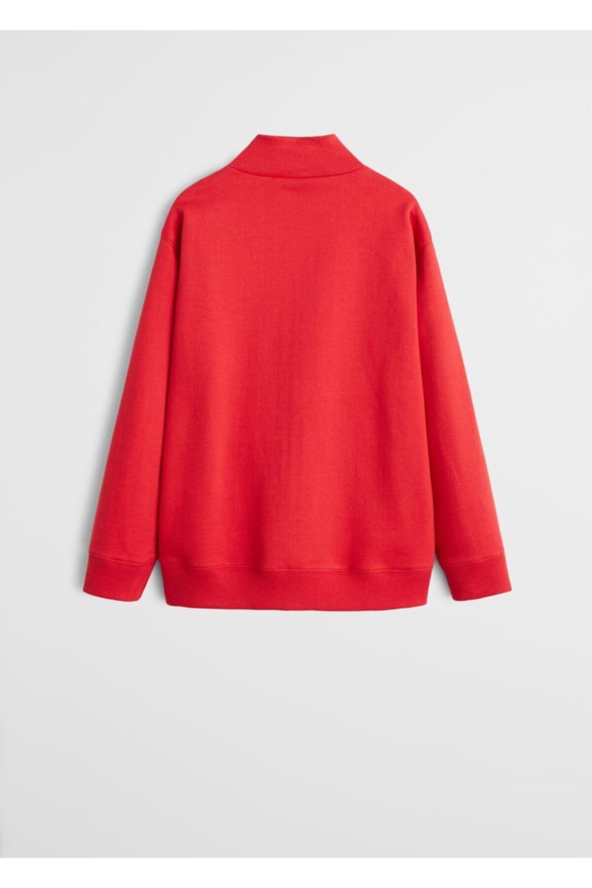 Kırmızı Erkek Çocuk Kabartma Yazılı Sweatshirt 53063760