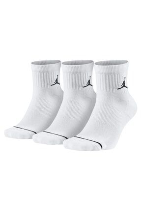 Unisex Beyaz 3'lü Spor Çorap Sx5544-100 SX5544-100