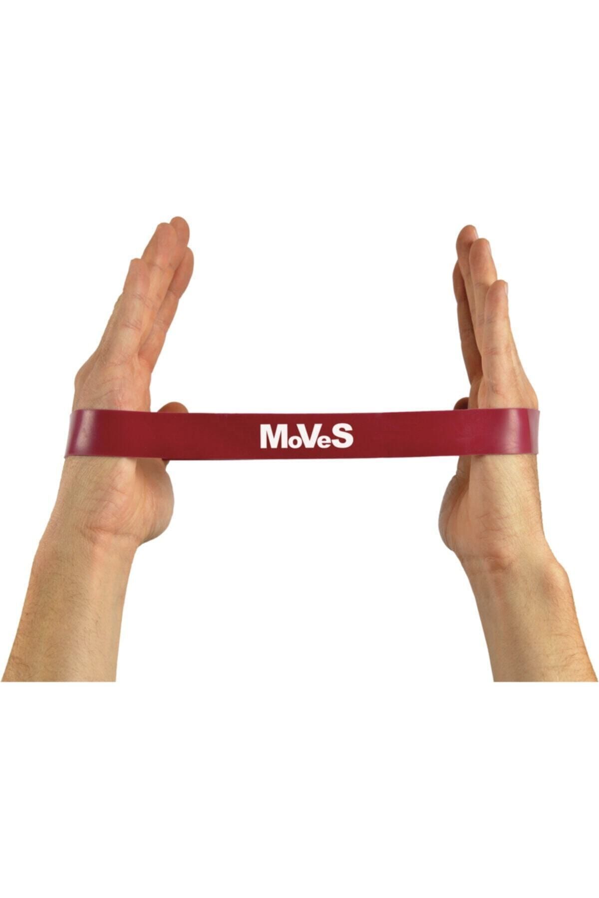 2,5x30cm Kırmızı Seviye 2 Pilates Loop Band