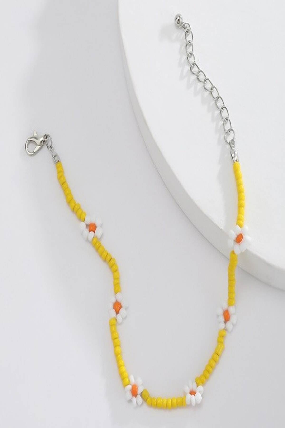 İsabella Accessories Kadın Renkli Papatya Halhal