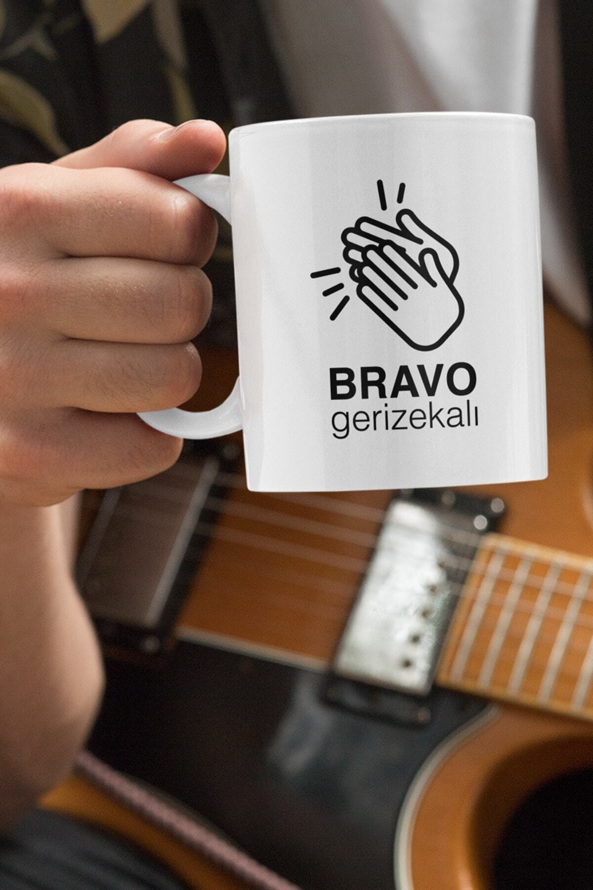 Bravo Stupid Written Humorous Gift White Porcelain Glass