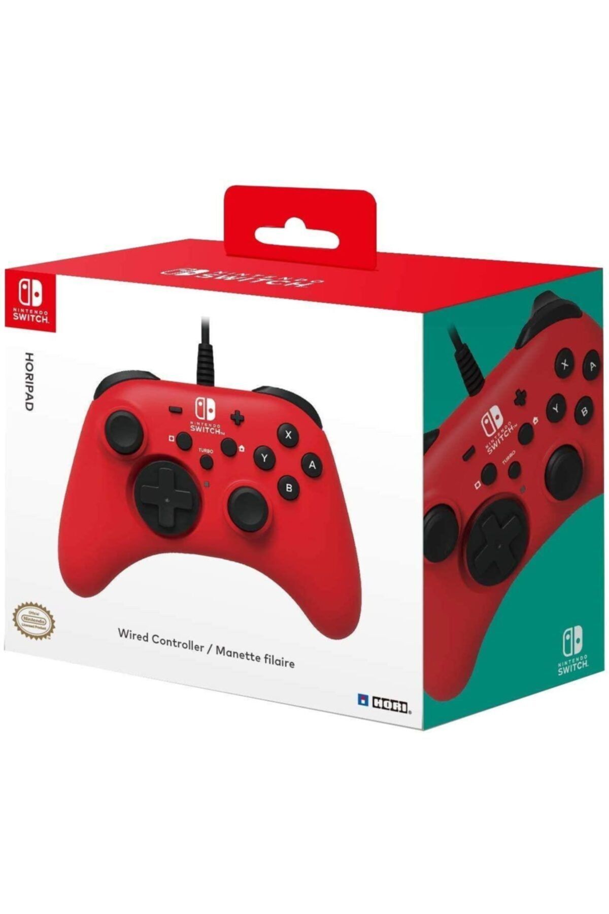 Hori Nintendo Switch Pro Controller Kablolu Oyun Kolu Lisansl