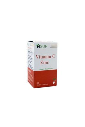 Vitamin C 800 Mg ve Çinko 15mg 30 Vegeteryan Kapsül T21