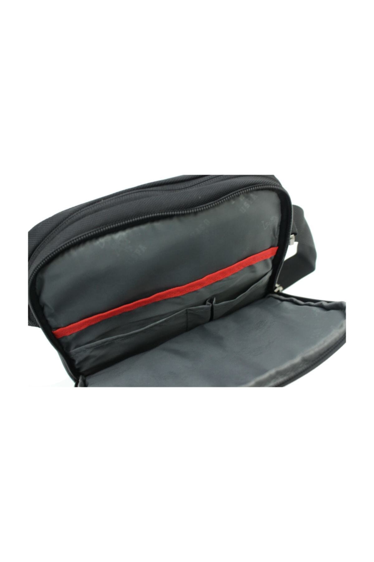 Erkek Siyah Polyester Kumaş Portföy Çanta 8404