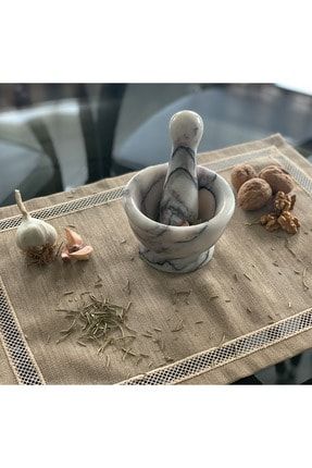 Porland Siyah Mermer Havan Trendyol