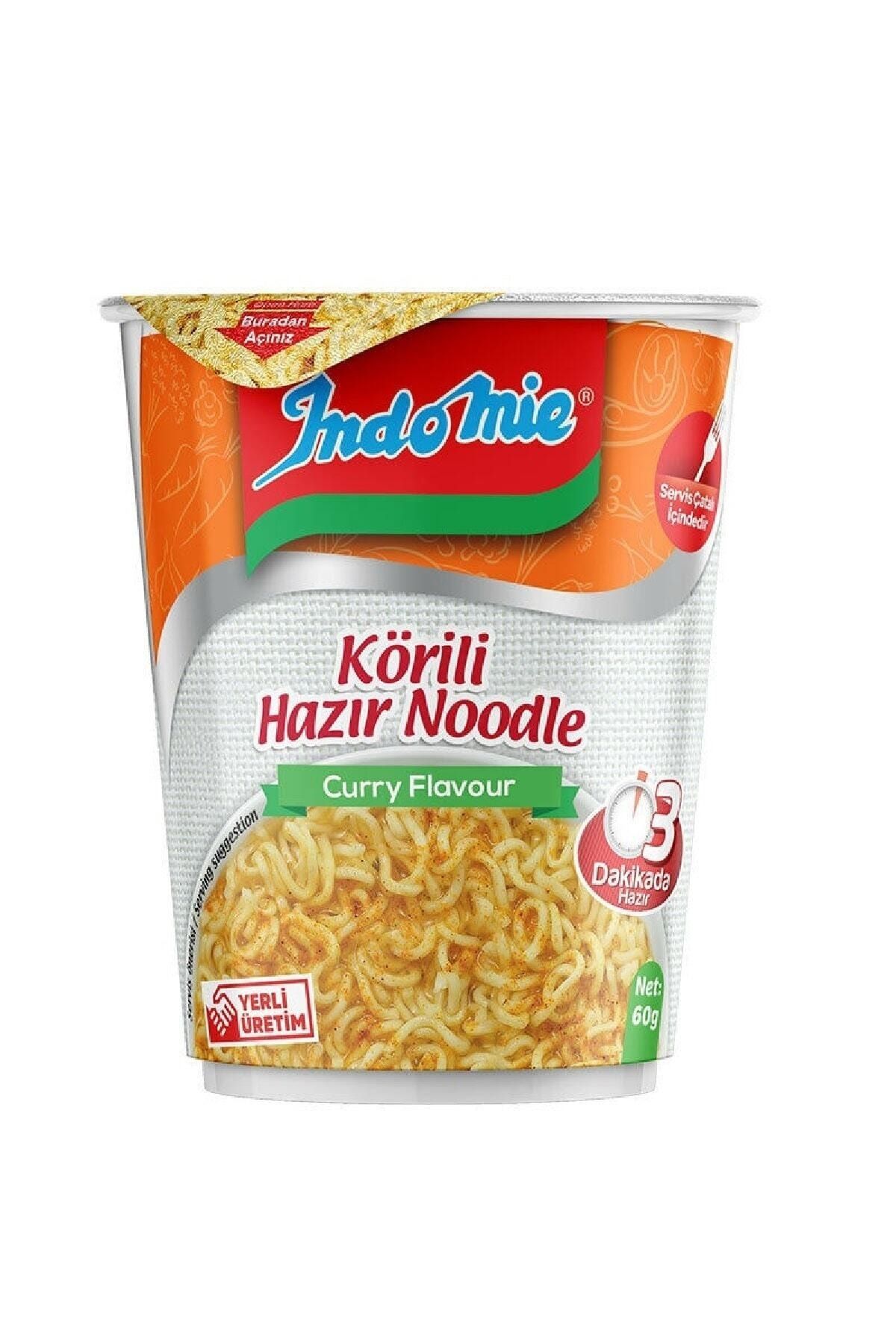 İndomie Hazır Bardak Noddle Köri Çeşnili 60 G