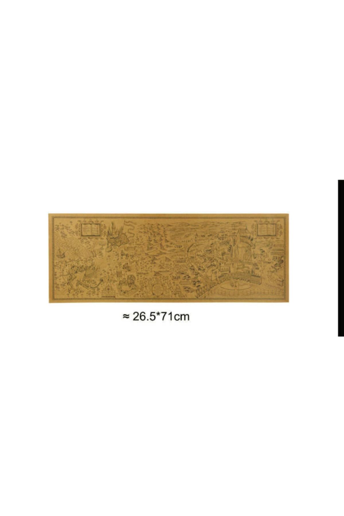 NARKİSSOS-Harry Potter Magic World Marauder Map Custom Print 5