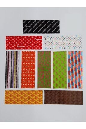 Tırnak Tasarım Folyoları 1 Paket (10adet) Nail Design Foil (7)