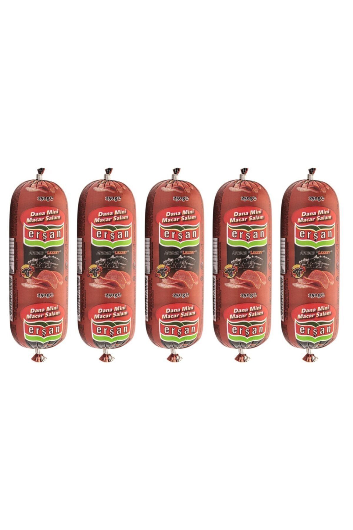 ERŞAN ET Erşan Dana Mini Macar Salam 250 gr X 5 Adet