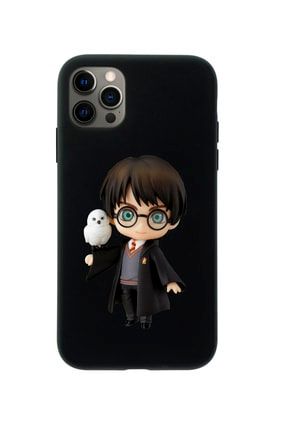 Iphone 12 Pro Max Harry Potter Tasarımlı Siyah Telefon Kılıfı MCIP12PMAXLHRYP