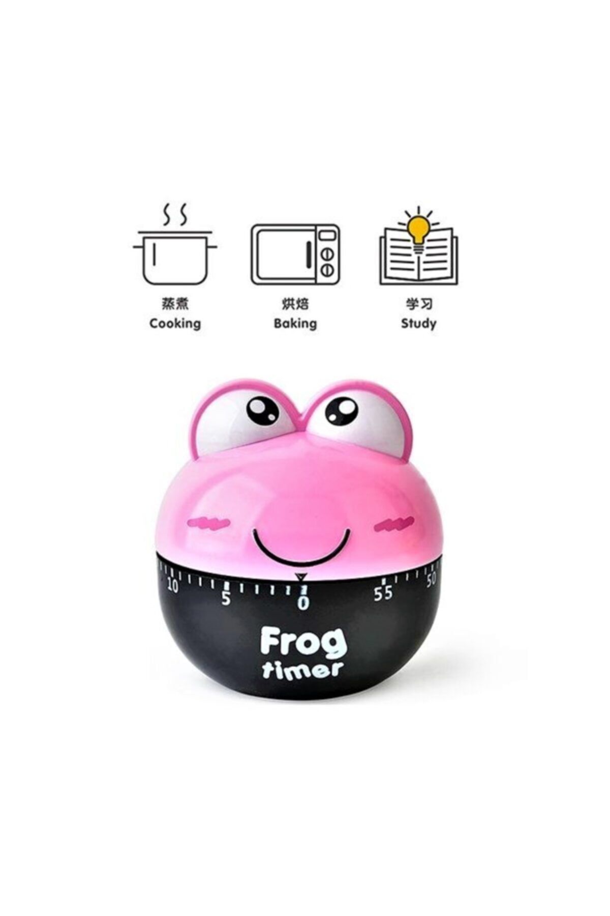 La Vie Design-Pink Frog 60 Min Timer Timer 2