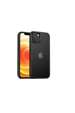 Iphone 13 Uyumlu Yüksek Kalite Şeffaf Renkli Kenar Hom Silikon Kılıf Hom iPhone 13