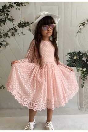 Güpürlü, Prenses Model Kız Çoçuk Elbisesi 371