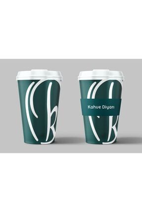 Logolu Splash Kahve Bardağı Silikon Kapaklı Coffee Cup FBC2004
