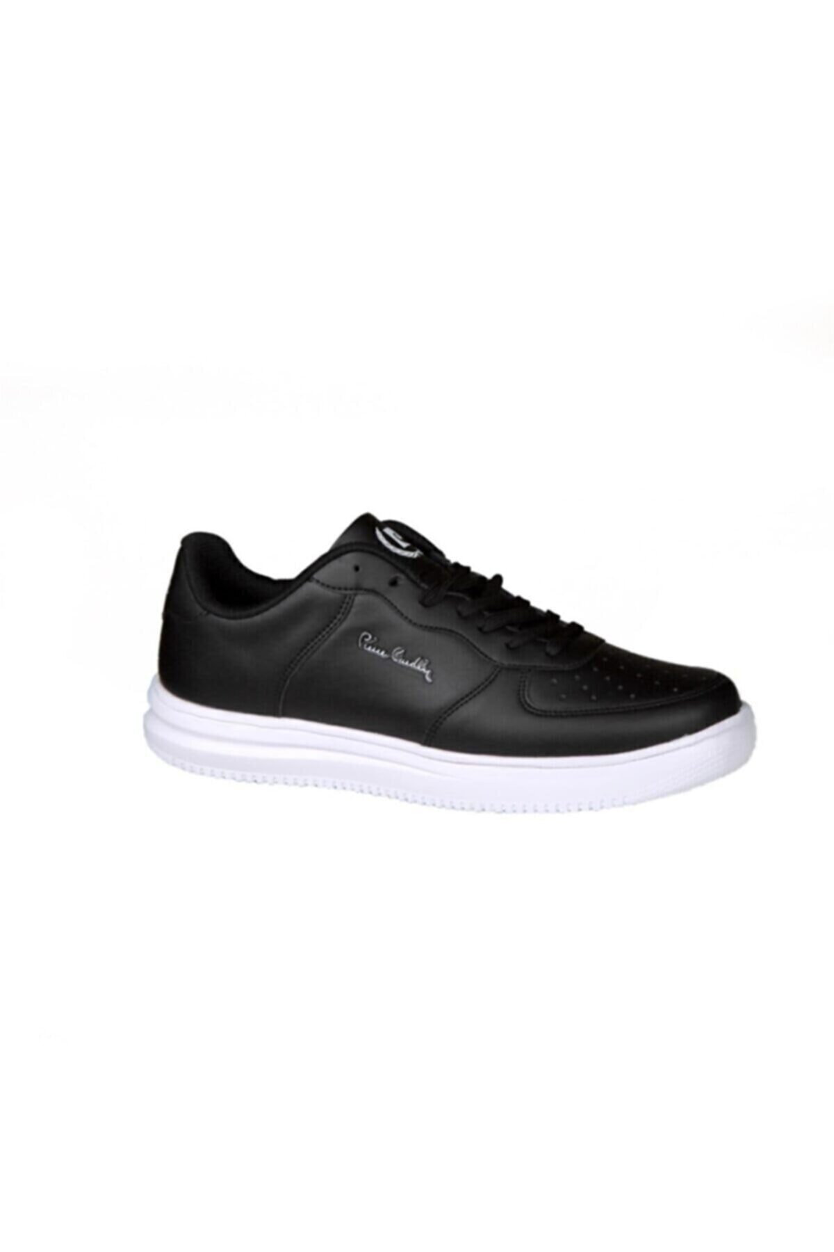 کفش اسنیکر پیر کاردین مردانه چرم مصنوعی مشکی  راسته      اسپرت | Pierre Cardin TYC00323730784 TR - تصویر 3