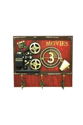 Dekoratif Metal Askı Askılık Sinemaskop Vintage Biblo Hediyelik 486894
