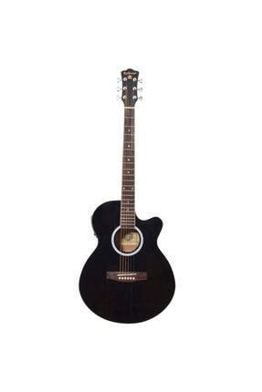 Unisex Siyah Akustik Sahne Gitarı xac45eq4bk 13963006