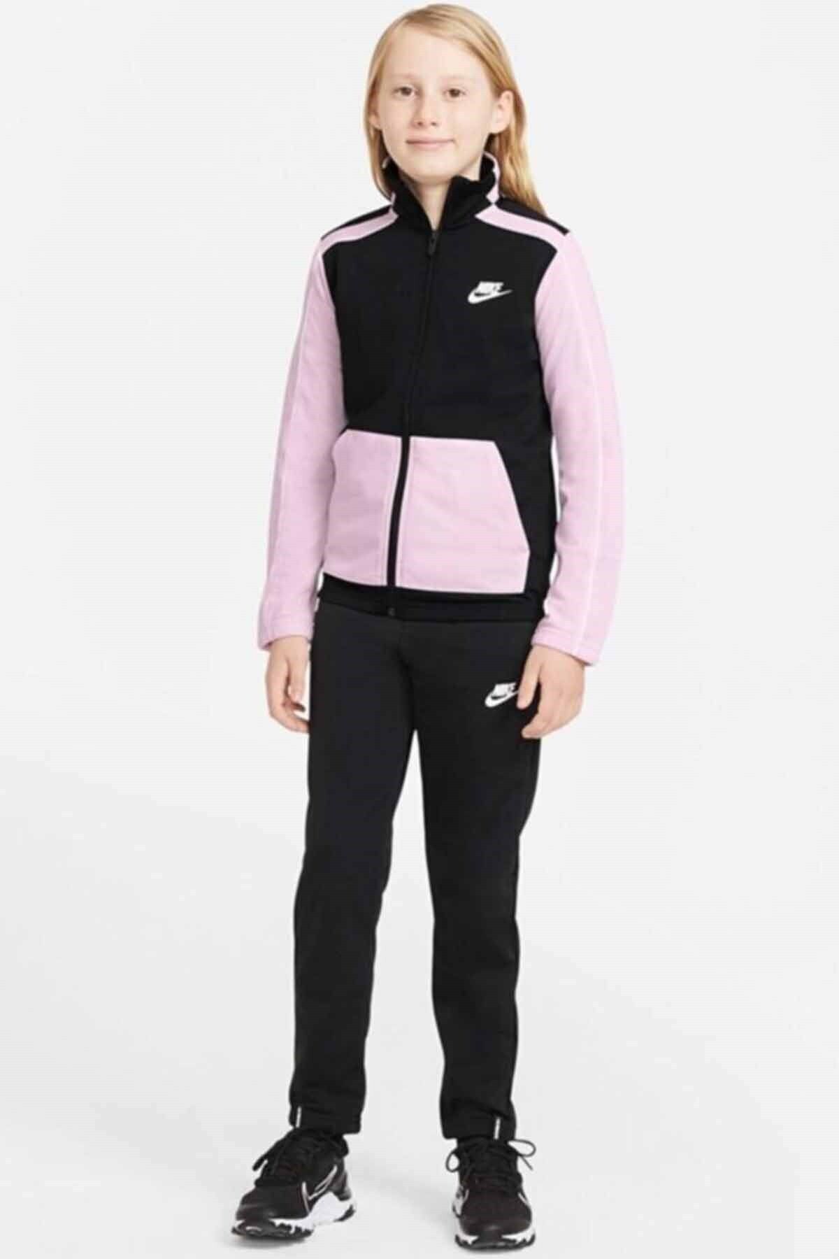 Black and pink nike sweatsuit new arrivals
