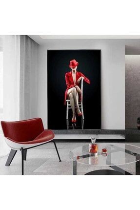 Dekoratif Red Style Kanvas Tablo CCX952