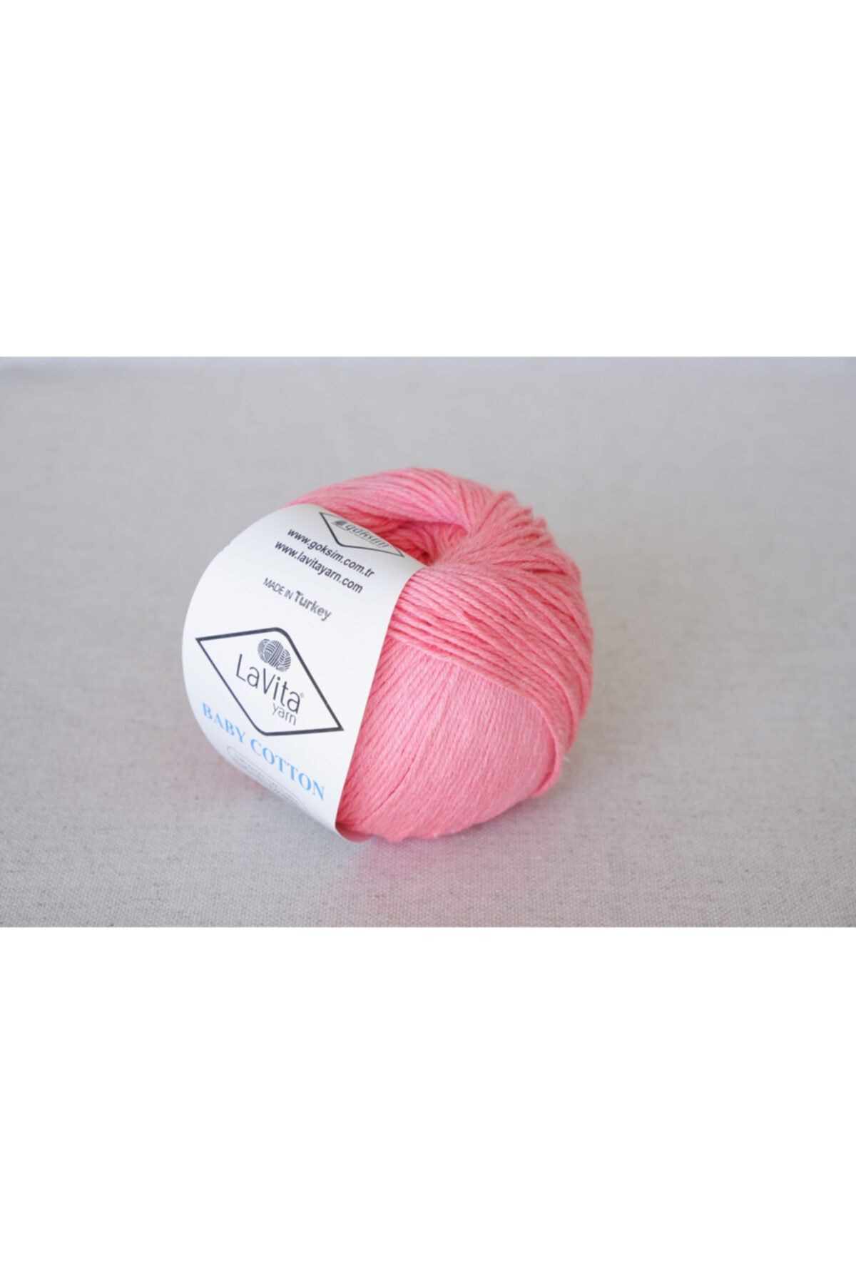 LaVita Yarn-قطن أطفال 50 جرام أميجورومي، خرامة، خيوط حياكة يدوية 5 عبوات من خيوط تاكا (NEON SOMON-4138) 2