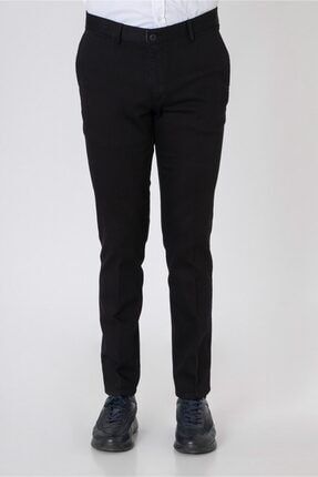 Mons Pamuklu Likralı Regular Fit 5 Cep Pantolon Siyah WPNT22K111