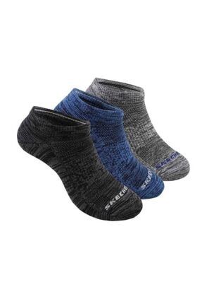 U 3 Pack Low Cut Padded Socks Unisex Çok Renkli Çorap - S212290-900