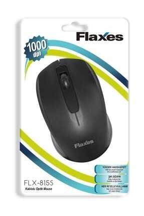 FLX-815S 1000DPI USB Kablolu Siyah Mouse FLX-815S