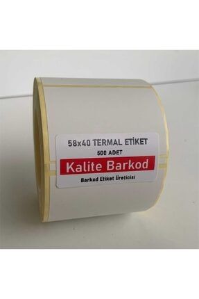 58 X 40 Termal Etiket | 15 Rulo | T.100x150-6R