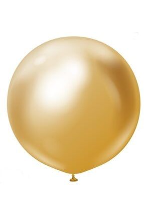 18 Inç 45 Cm Çap Krom Altın Gold Balon 1 Adet CYR00224
