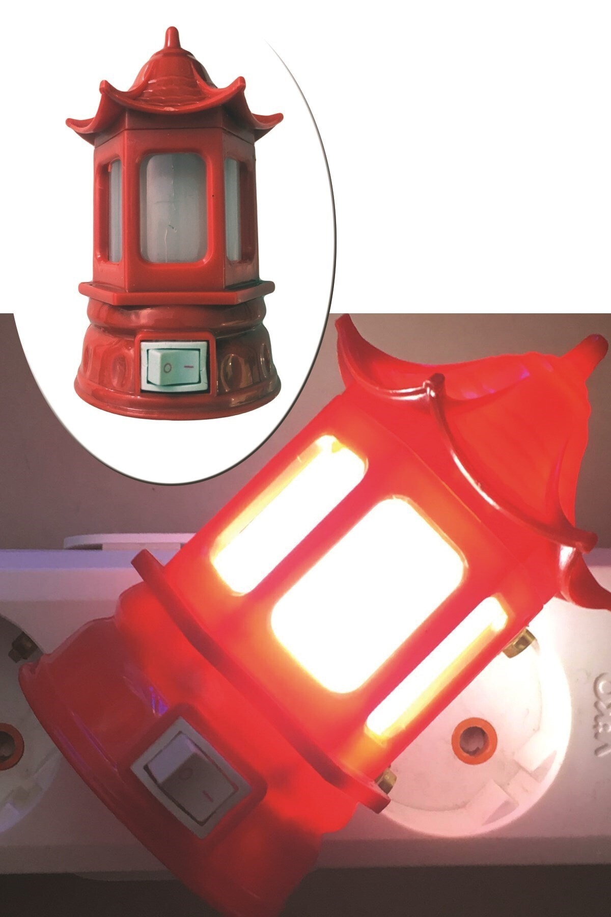 5DM Fener Şeklinde Gece Lambası fotoğrafı 2 (önizleme)