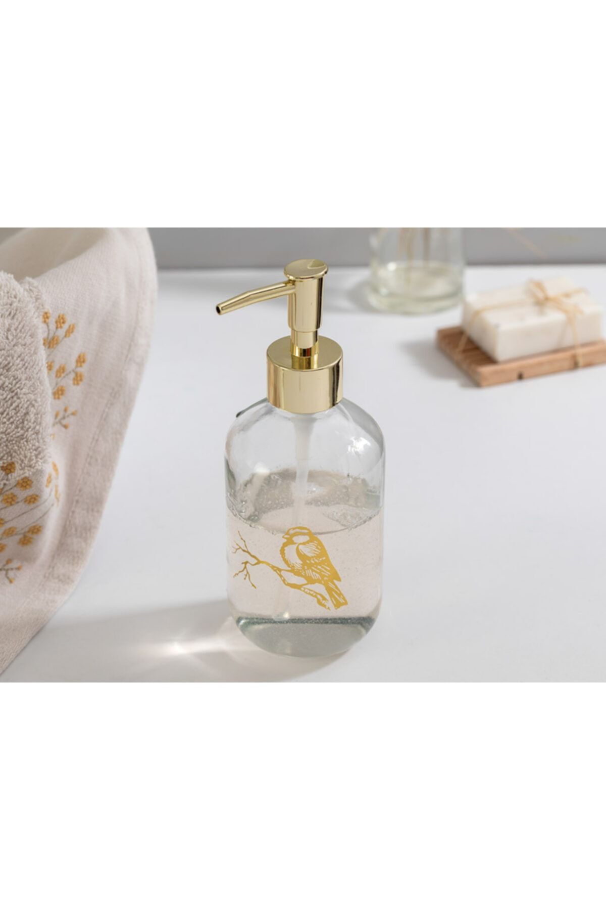 Gold hand soap dispenser discount