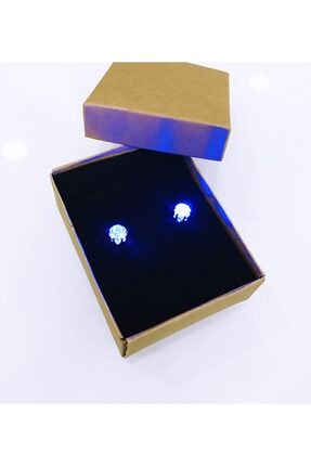 Mavi Led Işıklı Küpe KP-LED