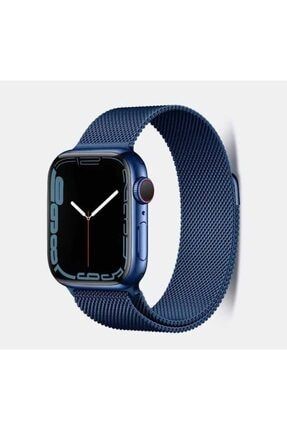 Apple Watch Kordon 3 Seri 38 Mm/40 Mm Uyumlu Hasır Örgü Metal Milano Kordon Kayış bilişim41mmmilanokordon92