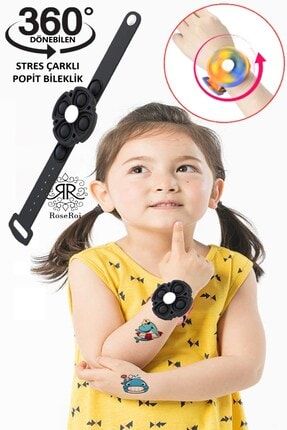 Spinner Bileklik Stres Çarkı Simple Dimple Oyuncak AYVER-4580541-0931