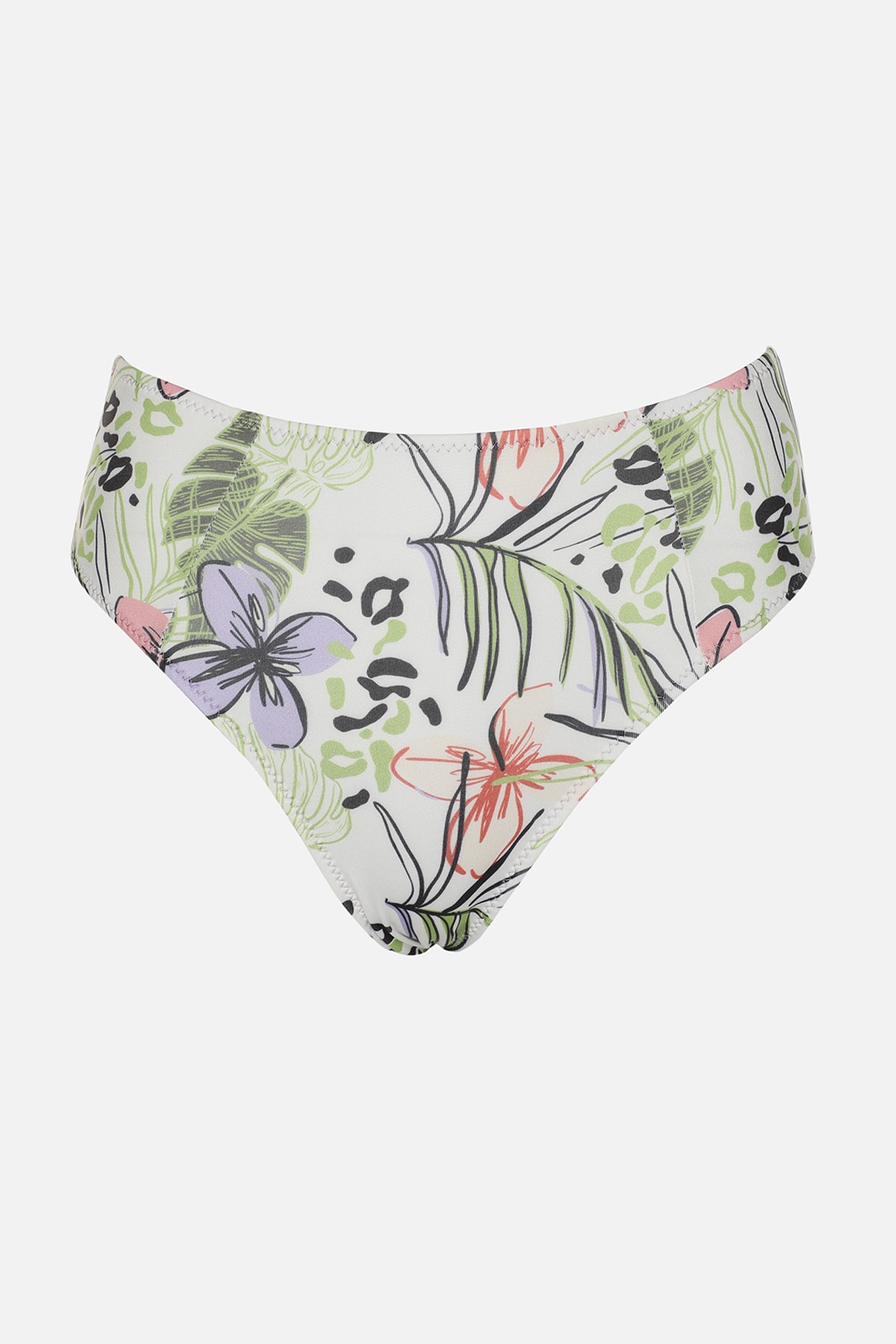 Bas De Bikini Taille Basse Femme Trendyol - Couleur Kaki, 80% Polyamide 20% élasthanne, Tendance été