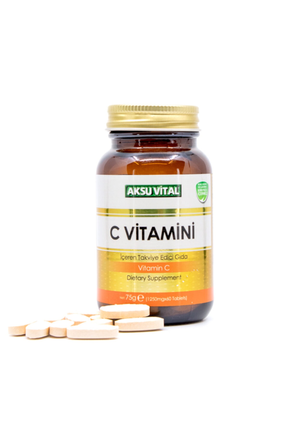 Aksu Vital C Vitamini 60 Tablet 1250 gr