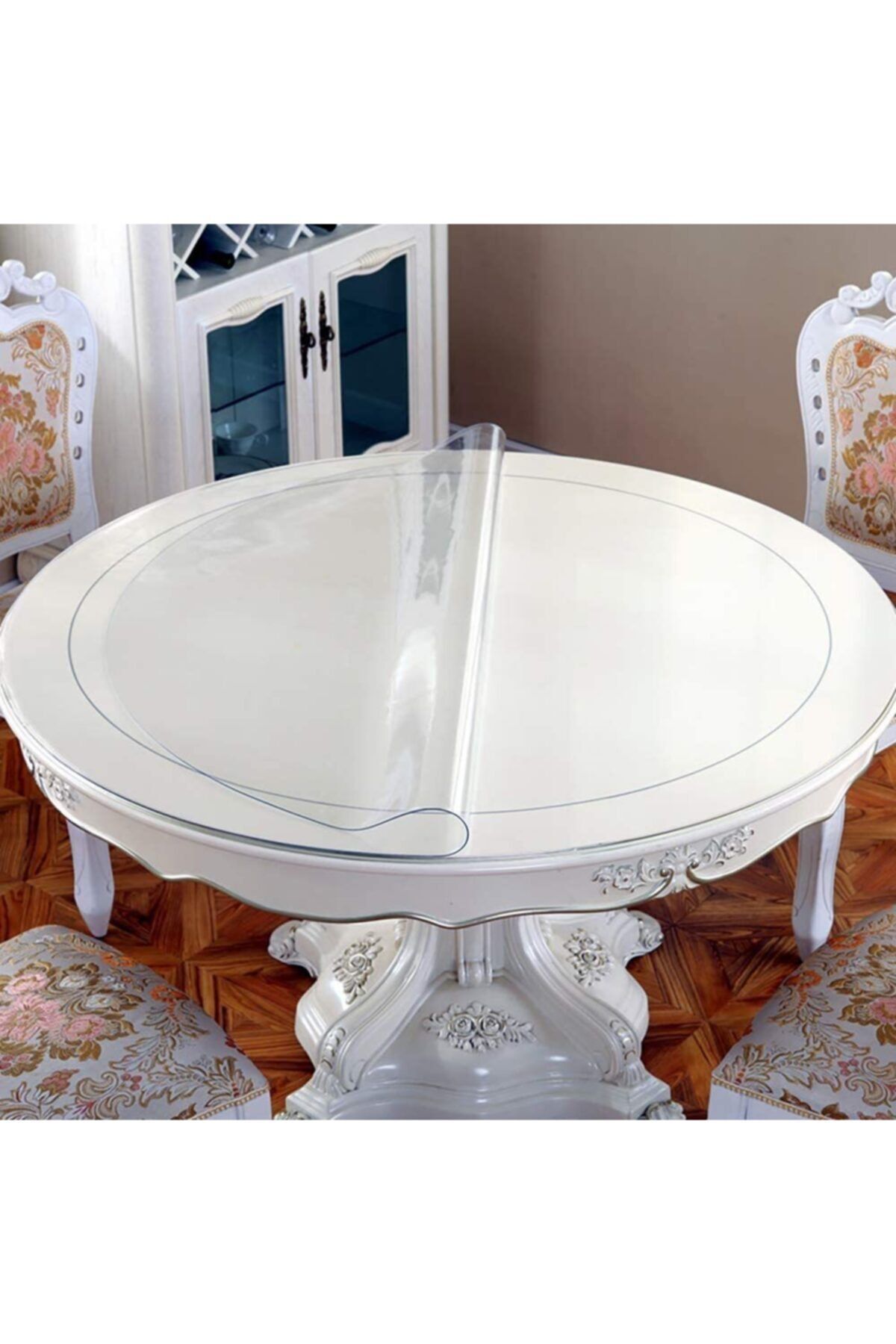 vexillum 1,6 Mm | Protector Transparent Pentru Masa Si Fata De Masa Din Pvc | Pad De Birou | Față De Masă Rotundă Din Acetat - 50 cm