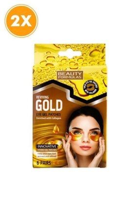 Lavanta Ve Hidrolize Kollajen Özlü Gold Göz Maskesi 6 Adet X2 Adet SETW170
