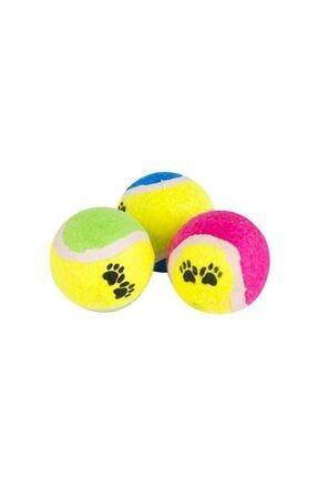 Üçlü Tenis Topu Köpek Oyuncak Seti, 6 Cm DTY0417