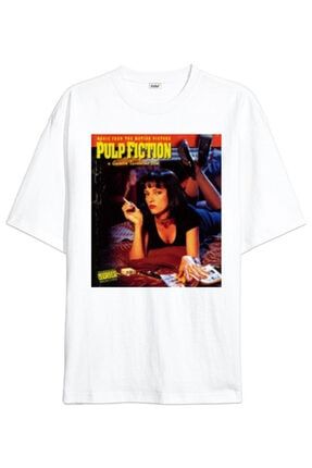 Pulp Fiction Unisex Oversize Tshirt Oversize Unisex Tişört TD275802