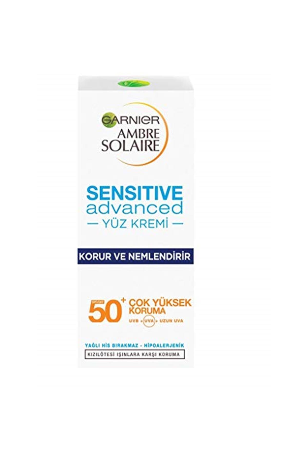 Garnier Ambre Solaire Sensitive Advanced Koruyucu Yüz Kremi Gkf50+ 50ml