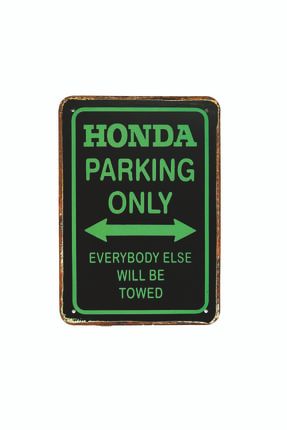 Honda Parkıng Vintage Metal Tablo Metal Poster TPP-P