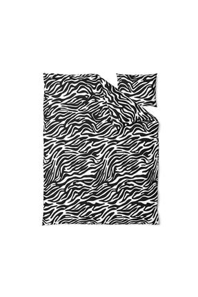 Coté Blanc Zebra %100 Pamuk Ranforce Tek Kişilik Nevresim Seti CTNSZE16